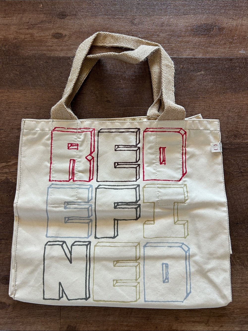 Vintage GAP (PRODUCT) RED Campaign Cotton Tote